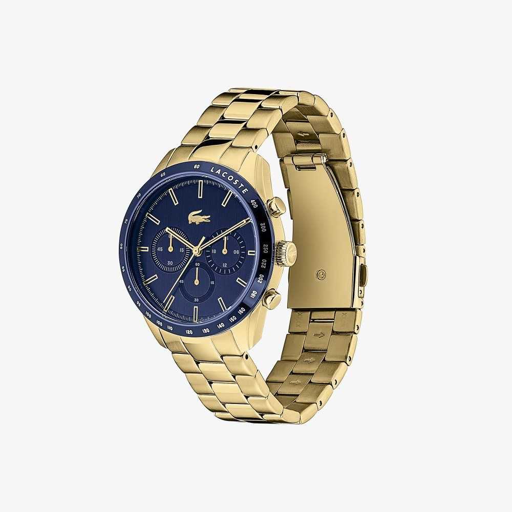 Lacoste Boston Kronograf Ionic Gold Plated Guld | ETPZF-9150