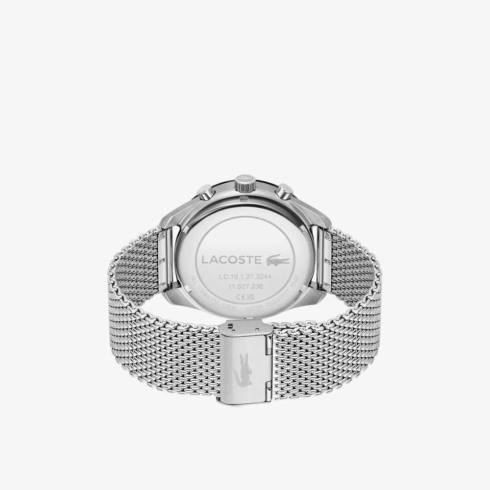 Lacoste Boston Stainless Steel Kronograf Grå | GFCRM-5478