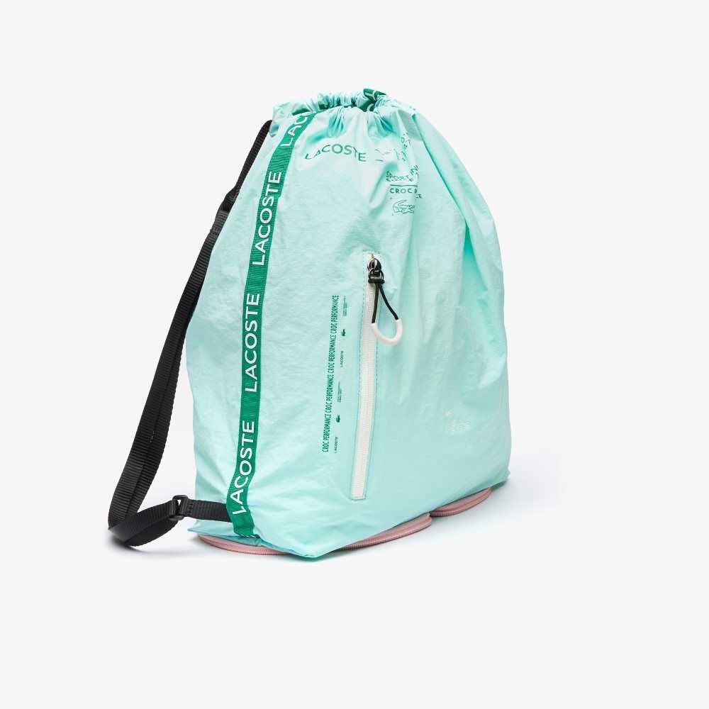 Lacoste Branded Band Foldable Nylon Backpack Olika Färger | MJOAV-8716