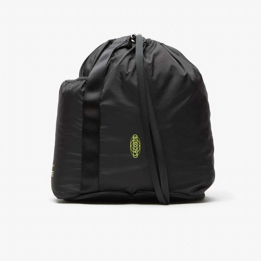 Lacoste Branded Foldable Backpack Ljusgröna | AIMBO-6302