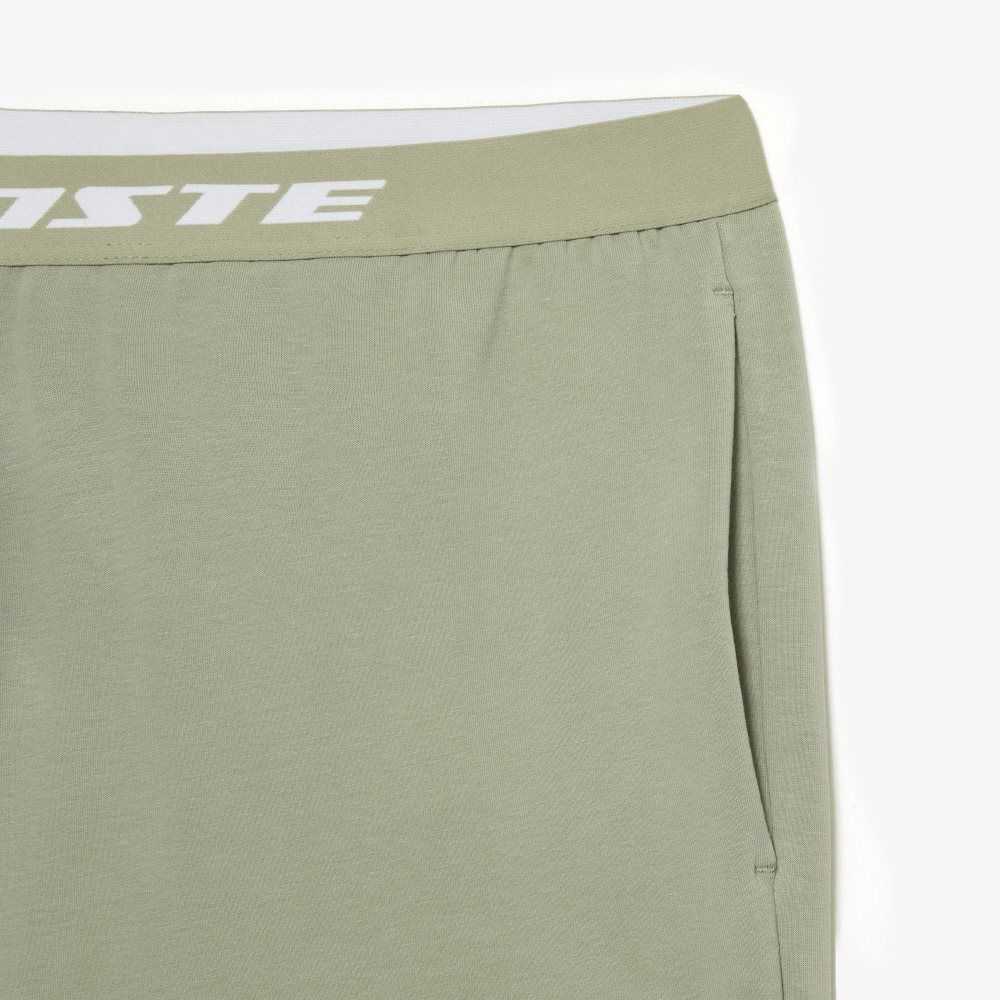 Lacoste Branded Leg Track Pants Khaki Gröna | EDNCZ-7942