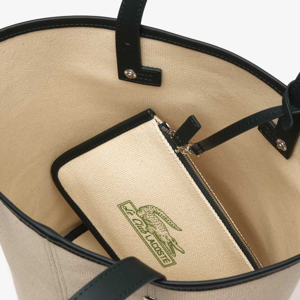 Lacoste Bucket with Removable Pouch Beige | REPWB-0952