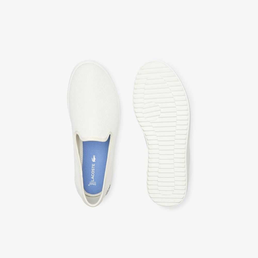 Lacoste Canvas Resort Slip-On Vita Vita | ICOJX-4209