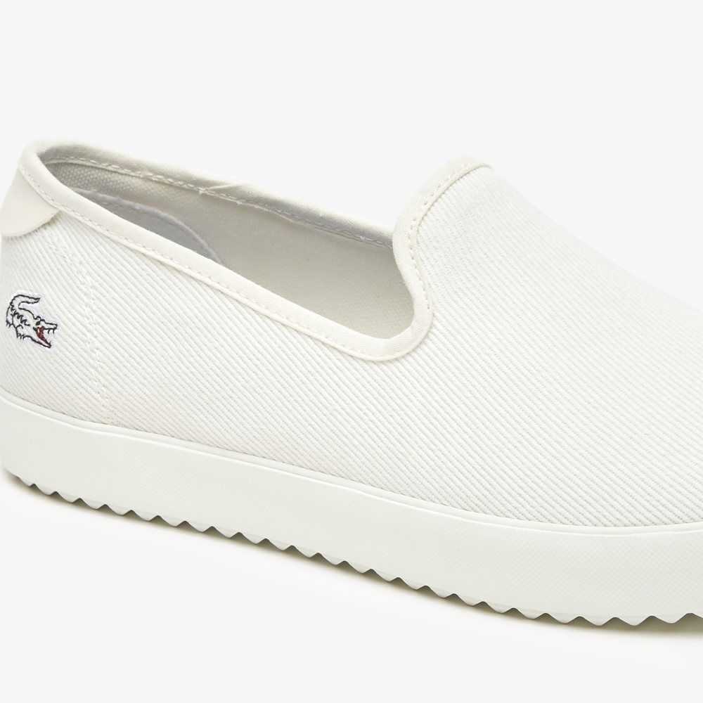 Lacoste Canvas Resort Slip-On Vita Vita | ICOJX-4209