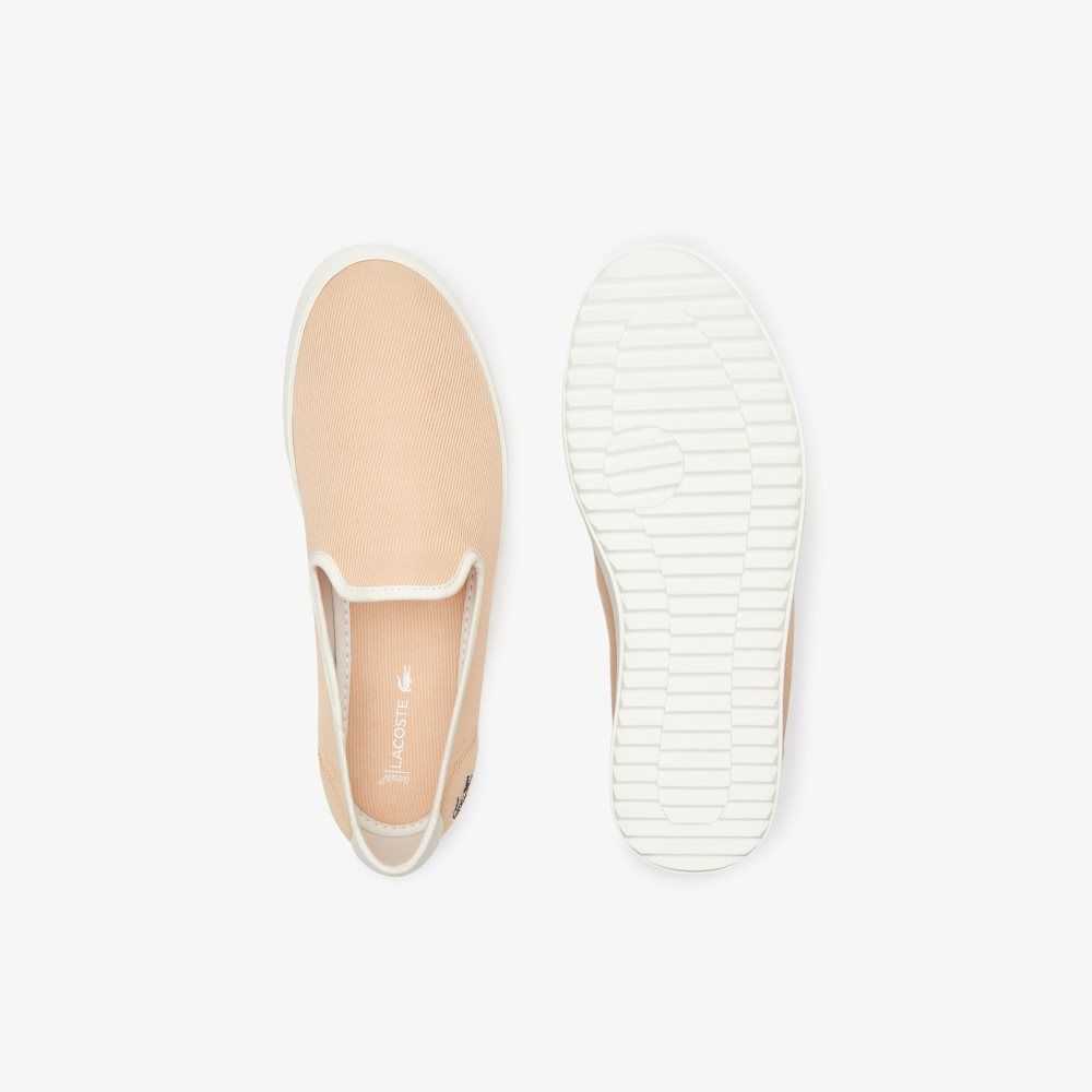 Lacoste Canvas Resort Slip-On Vita | ZOJEG-5142