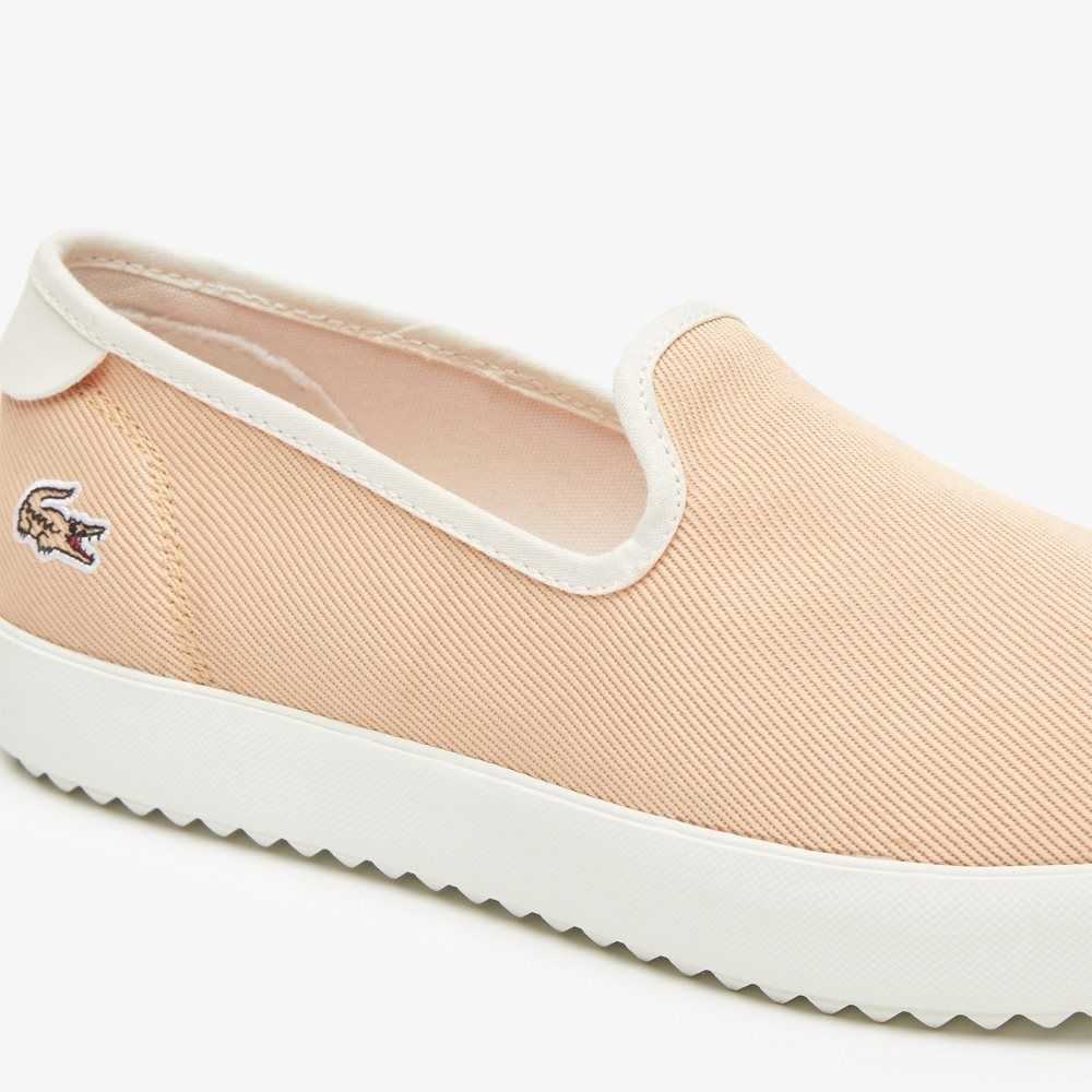 Lacoste Canvas Resort Slip-On Vita | ZOJEG-5142