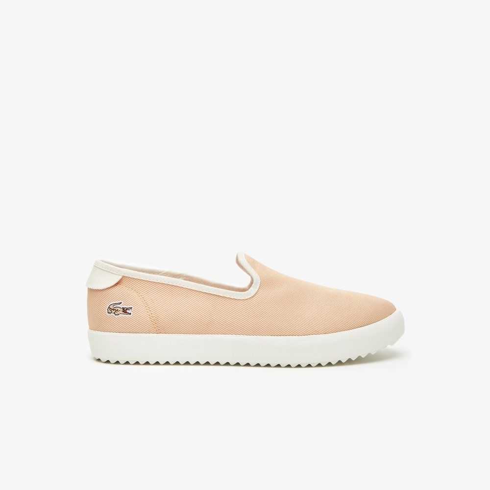 Lacoste Canvas Resort Slip-On Vita | ZOJEG-5142