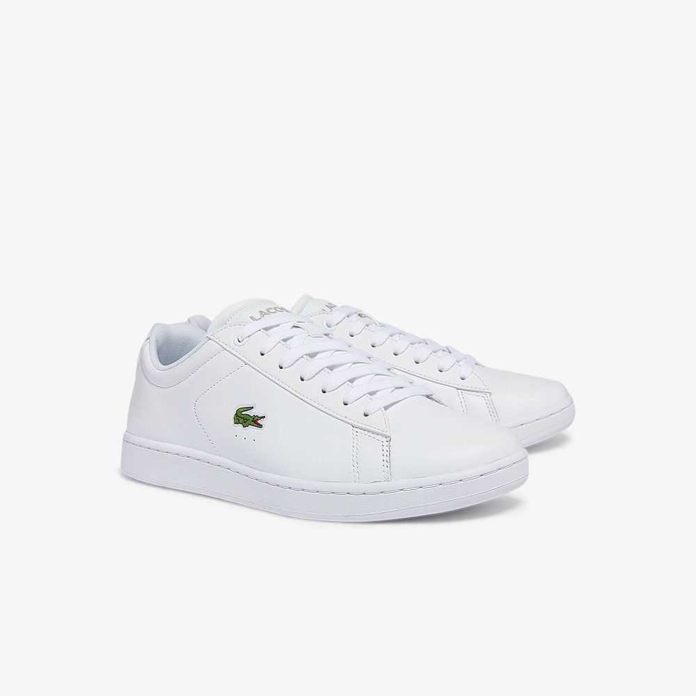 Lacoste Carnaby BL Läder Vita Vita | AOZVP-4103