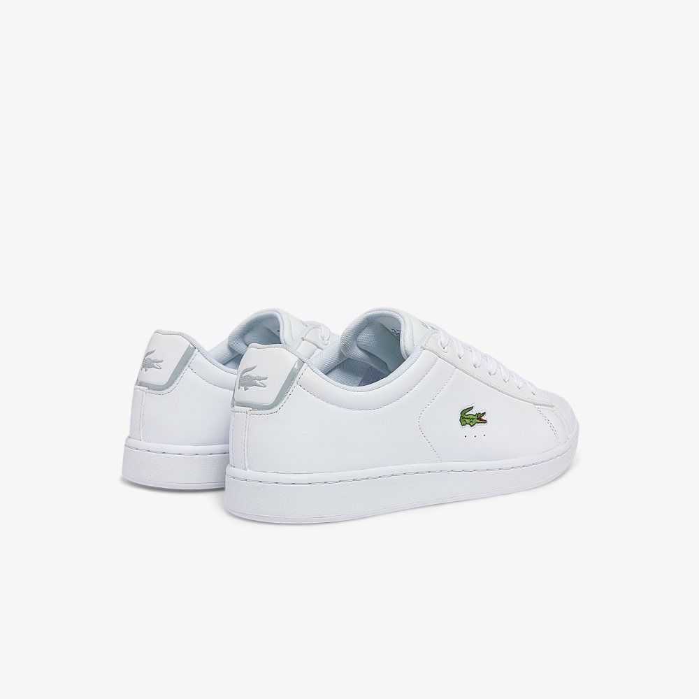 Lacoste Carnaby BL Läder Vita Vita | AOZVP-4103