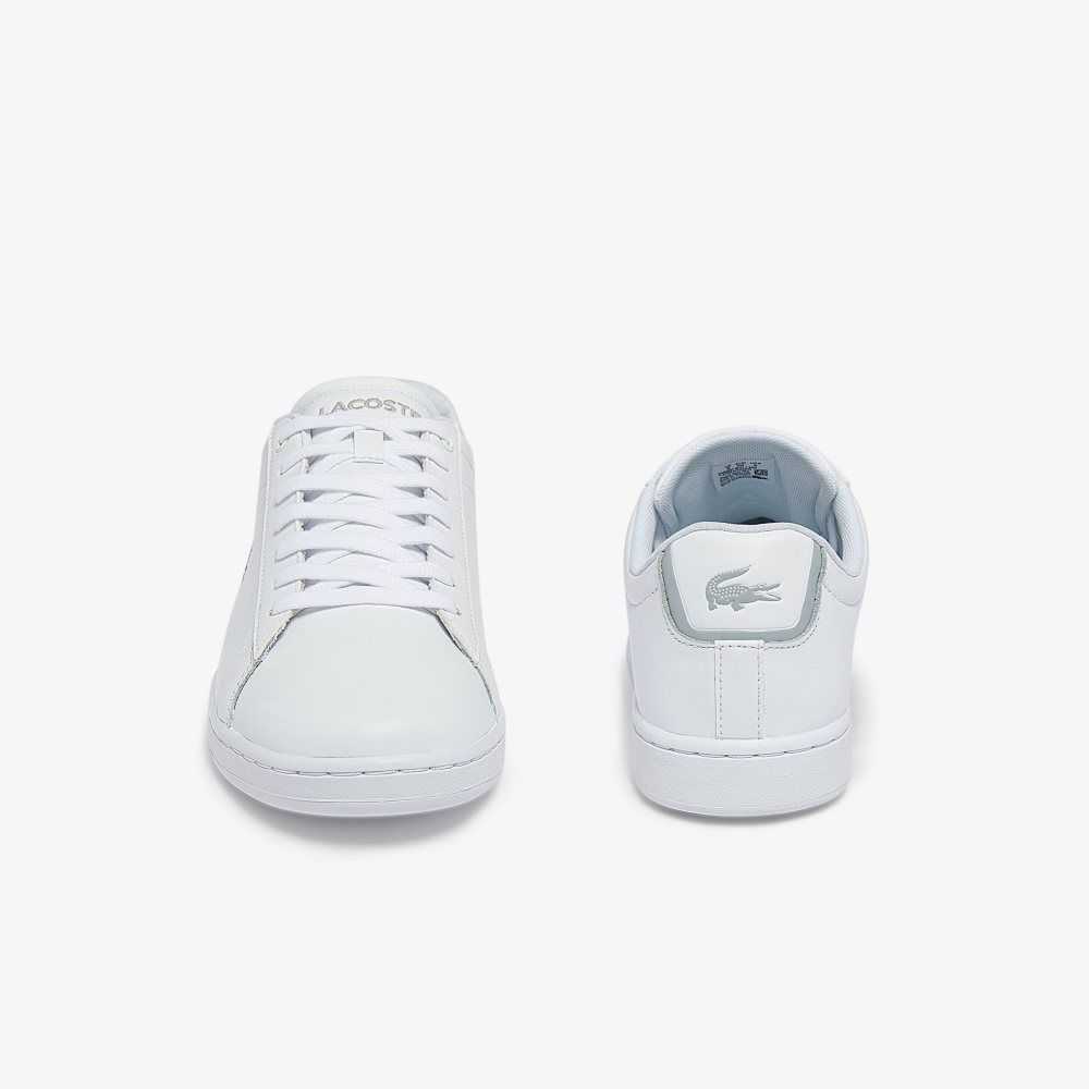 Lacoste Carnaby BL Läder Vita Vita | AOZVP-4103