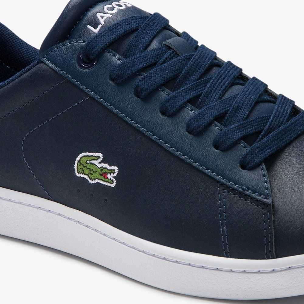 Lacoste Carnaby Evo Mesh-lined Läder Blå | REUBS-2604