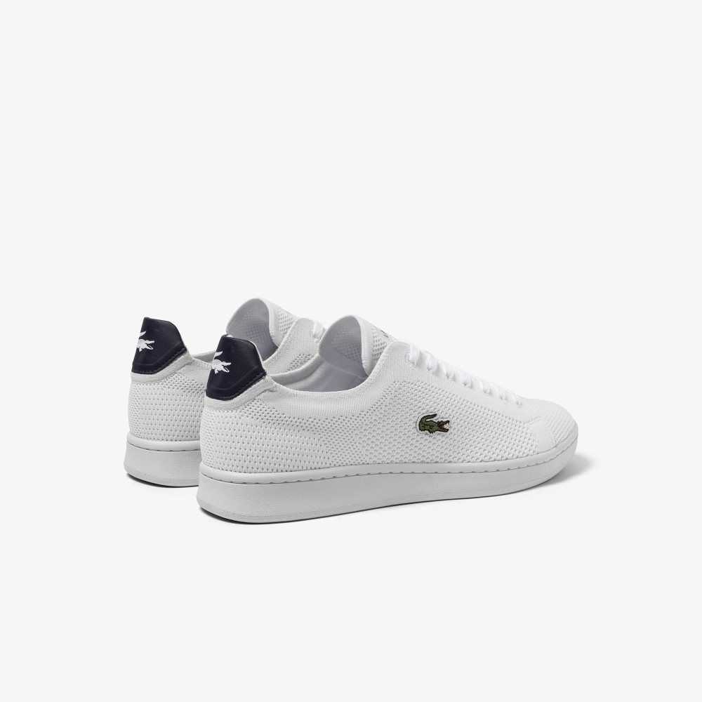 Lacoste Carnaby Piquee Vita Marinblå | JEWNQ-0732