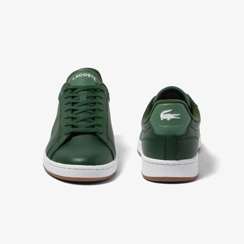 Lacoste Carnaby Pro Läder Gum Sole Gröna | RVILQ-8469