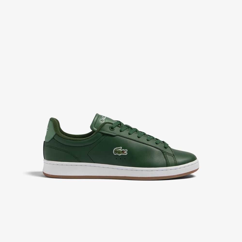 Lacoste Carnaby Pro Läder Gum Sole Gröna | RVILQ-8469