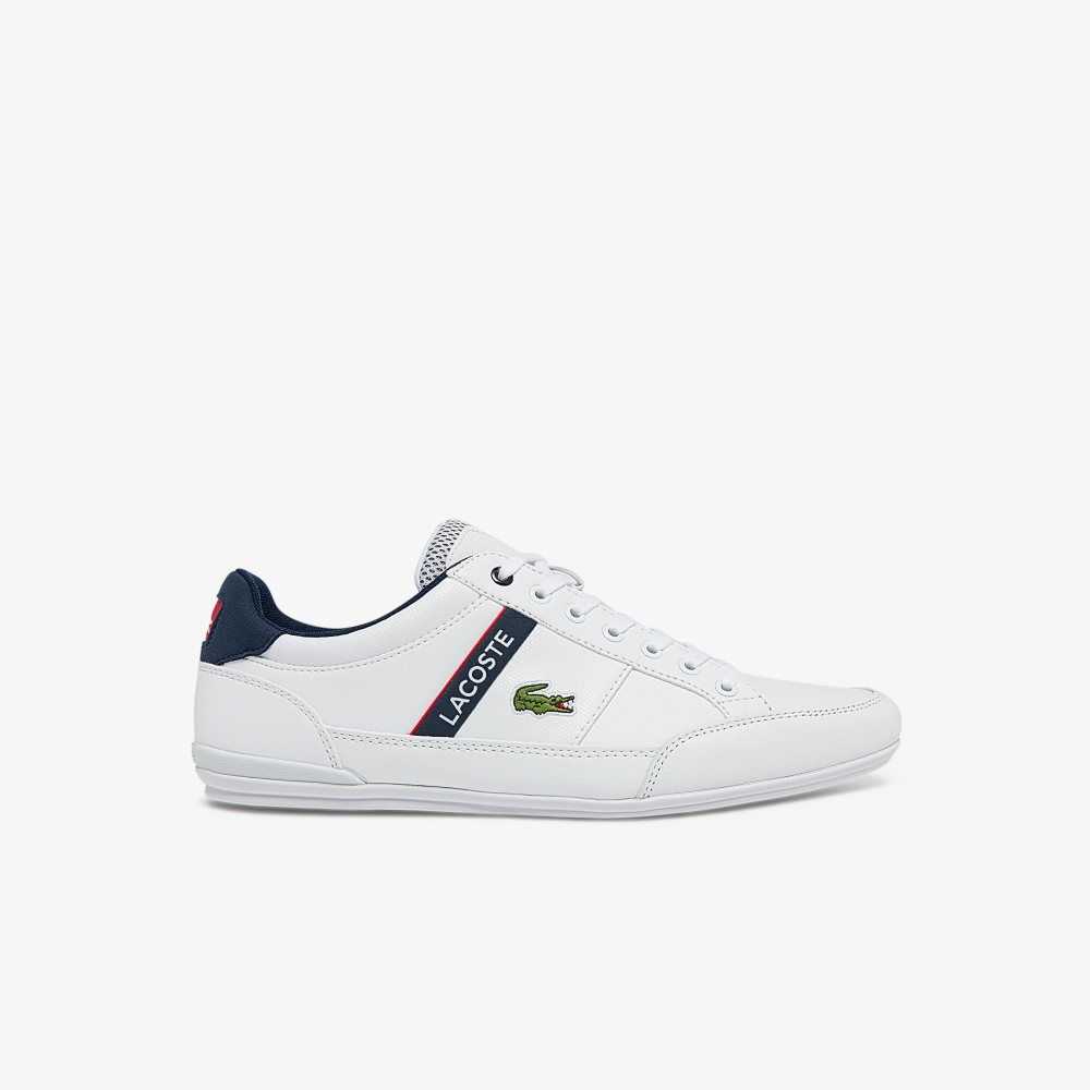 Lacoste Chaymon Vita Blå Röda | BJIFA-5836