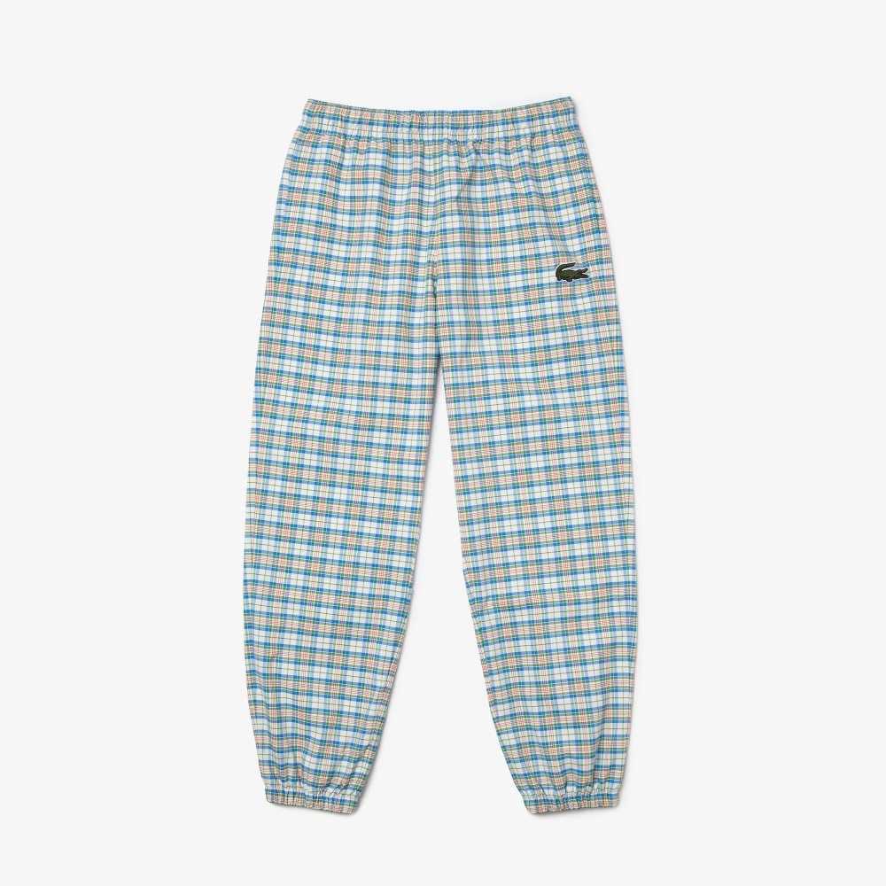 Lacoste Check Print Track Vita | LPZGN-8619