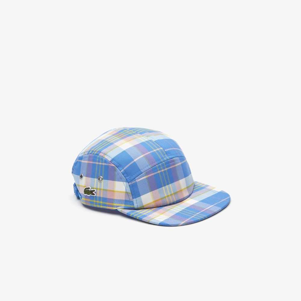 Lacoste Checkerboard Blå Vita | GELXJ-0913