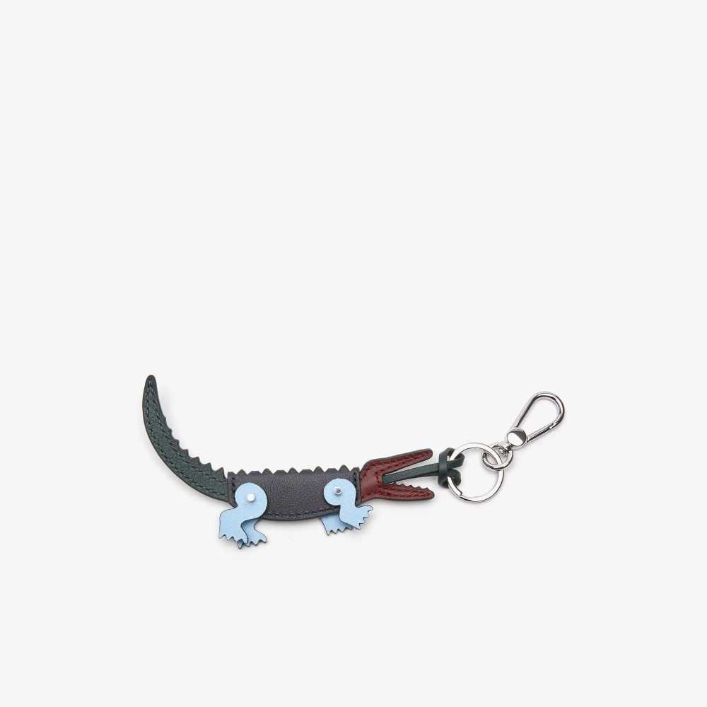 Lacoste Color-Block Crocodile Key Ring Olika Färger | DVZWS-7135