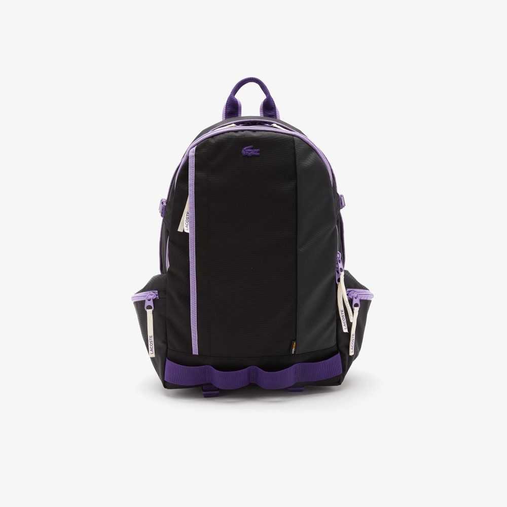 Lacoste Color-Block Zip Pocket Backpack Olika Färger | ABYKE-6390