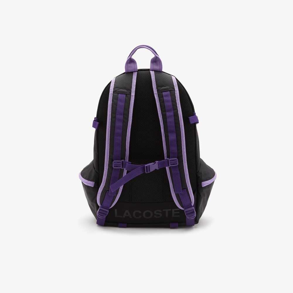 Lacoste Color-Block Zip Pocket Backpack Olika Färger | ABYKE-6390