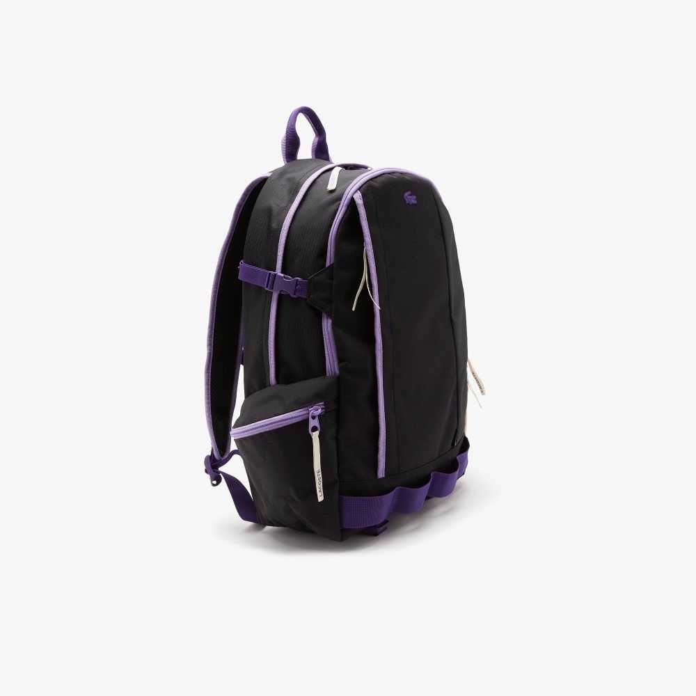 Lacoste Color-Block Zip Pocket Backpack Olika Färger | ABYKE-6390