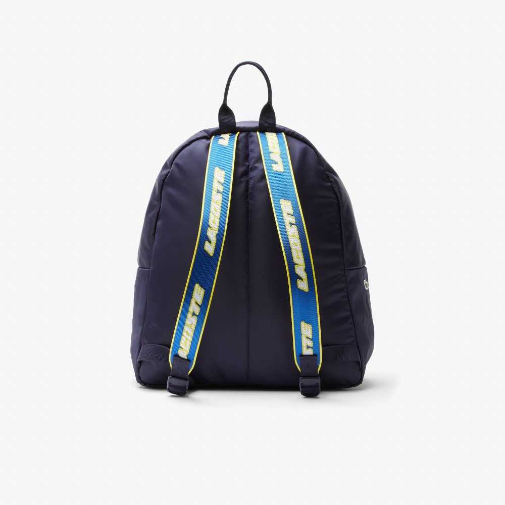 Lacoste Comic Print Backpack Blå | OYRPE-4180