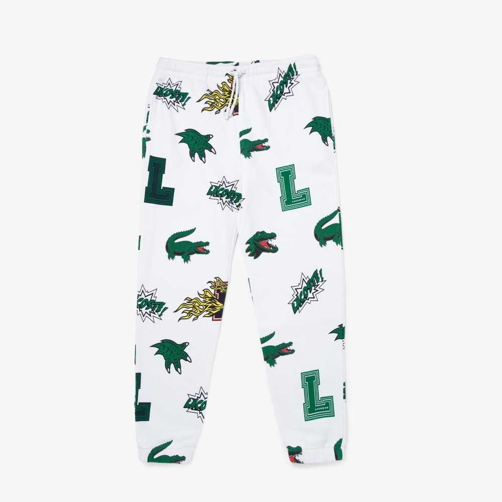 Lacoste Comic Print Trackpants Vita | IOGQK-5839