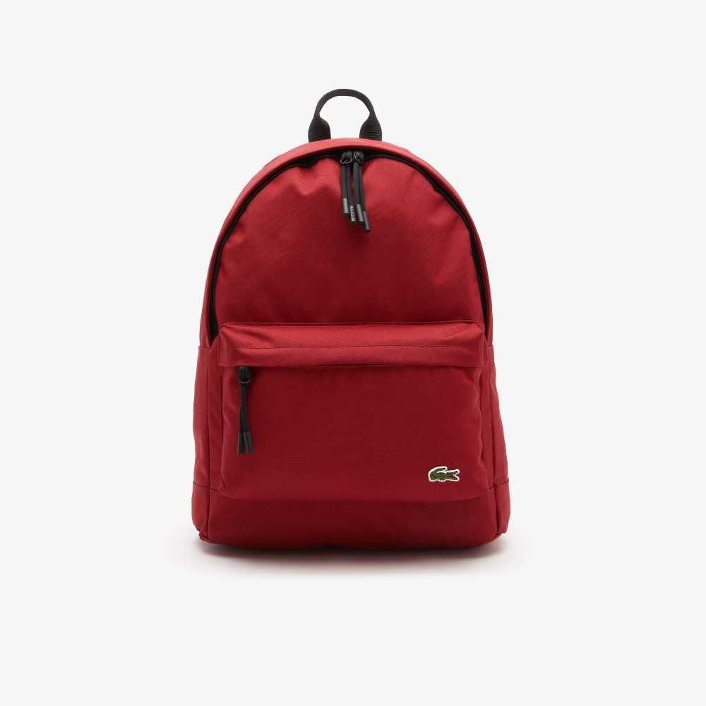 Lacoste Computer Compartment Backpack Röda | EGTNJ-1947