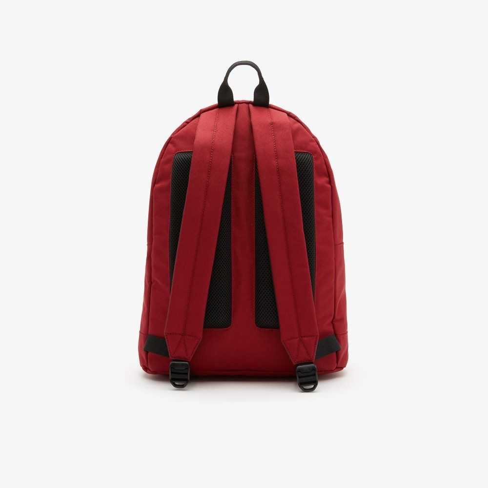 Lacoste Computer Compartment Backpack Röda | EGTNJ-1947