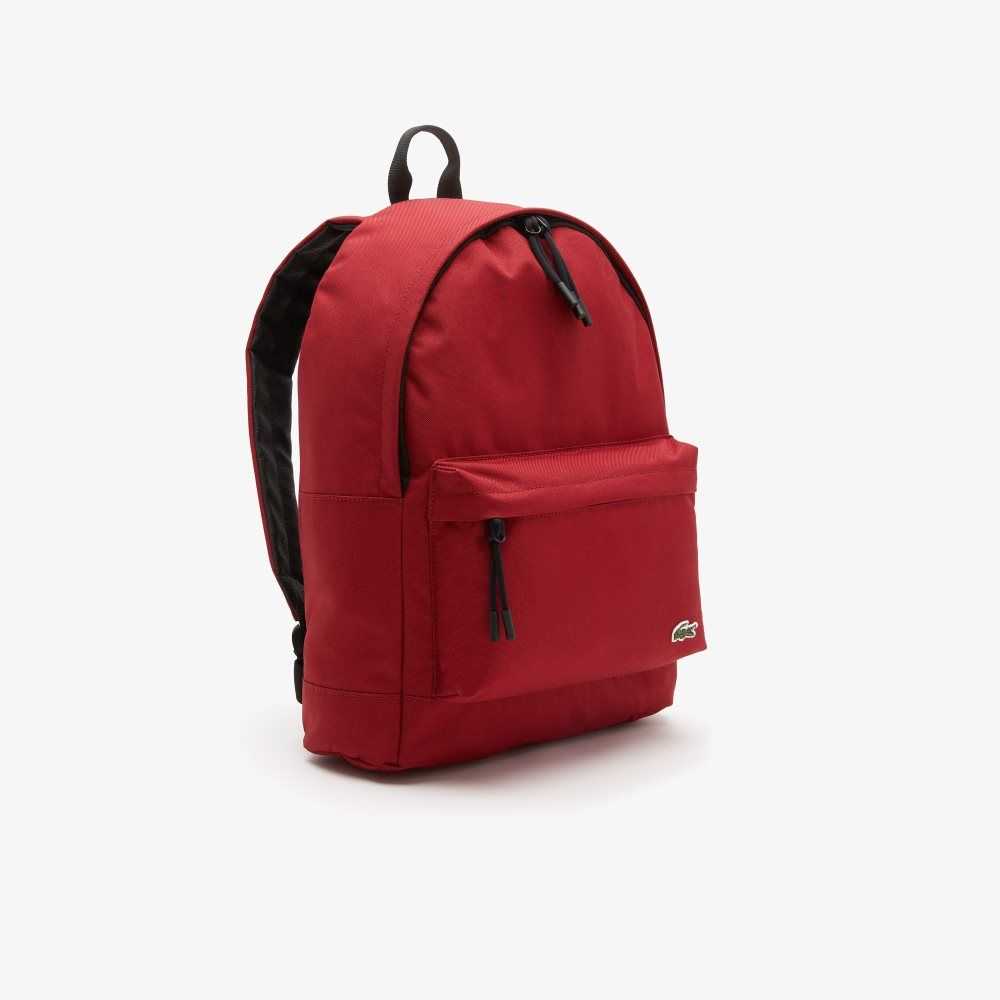 Lacoste Computer Compartment Backpack Röda | EGTNJ-1947