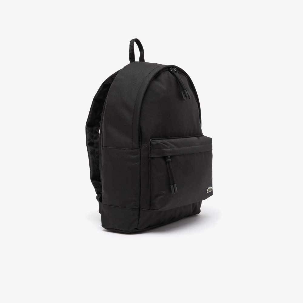 Lacoste Computer Compartment Backpack Svarta | JCIVQ-0921