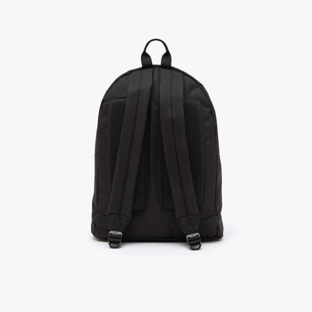 Lacoste Computer Compartment Backpack Svarta | XEZBJ-6928