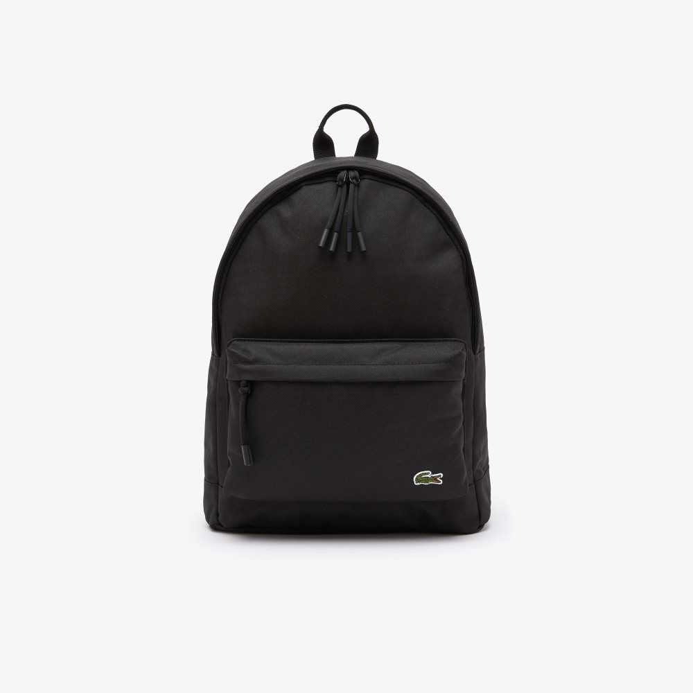 Lacoste Computer Compartment Backpack Svarta | XEZBJ-6928