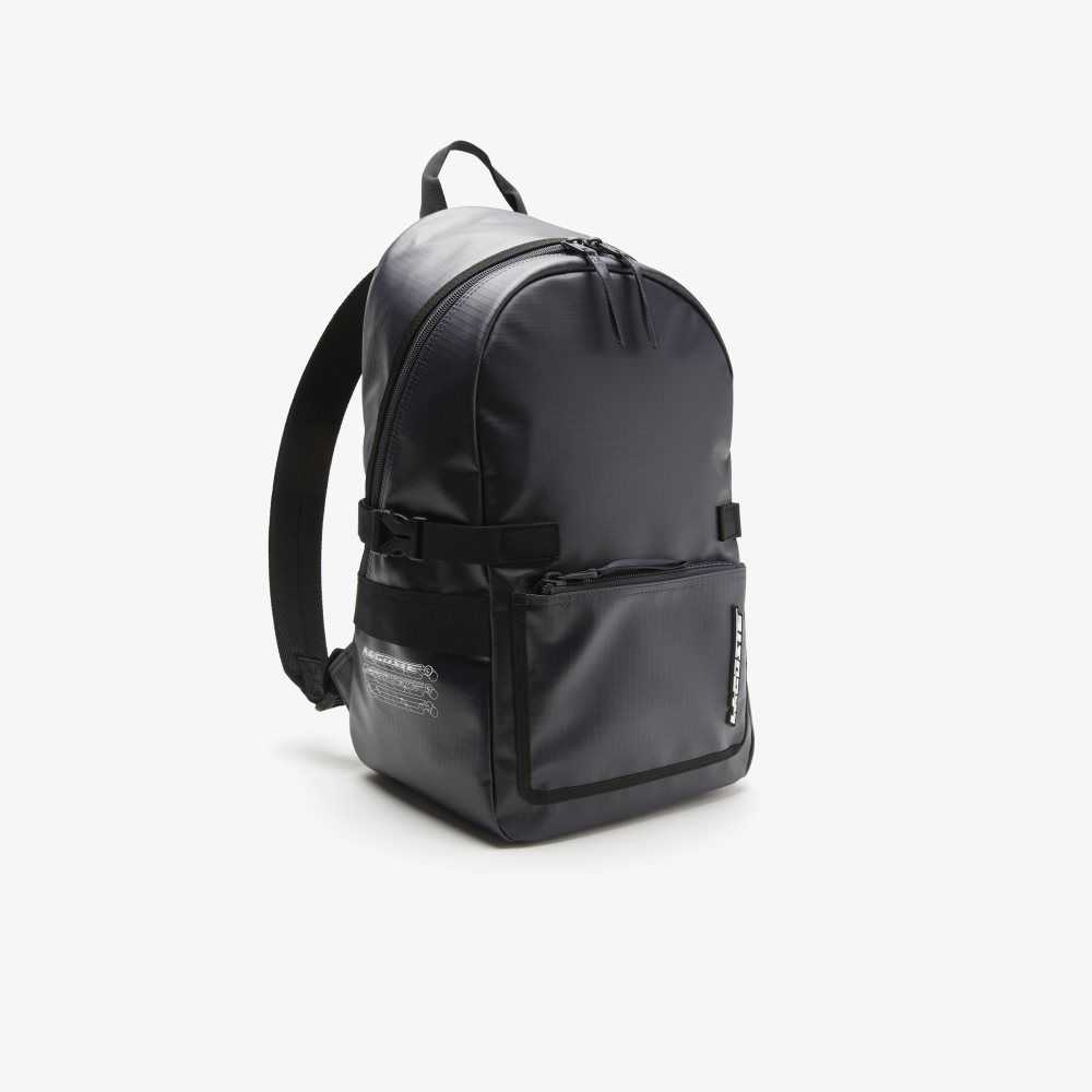 Lacoste Contrast Branding Backpack Olika Färger | XKFOR-8523