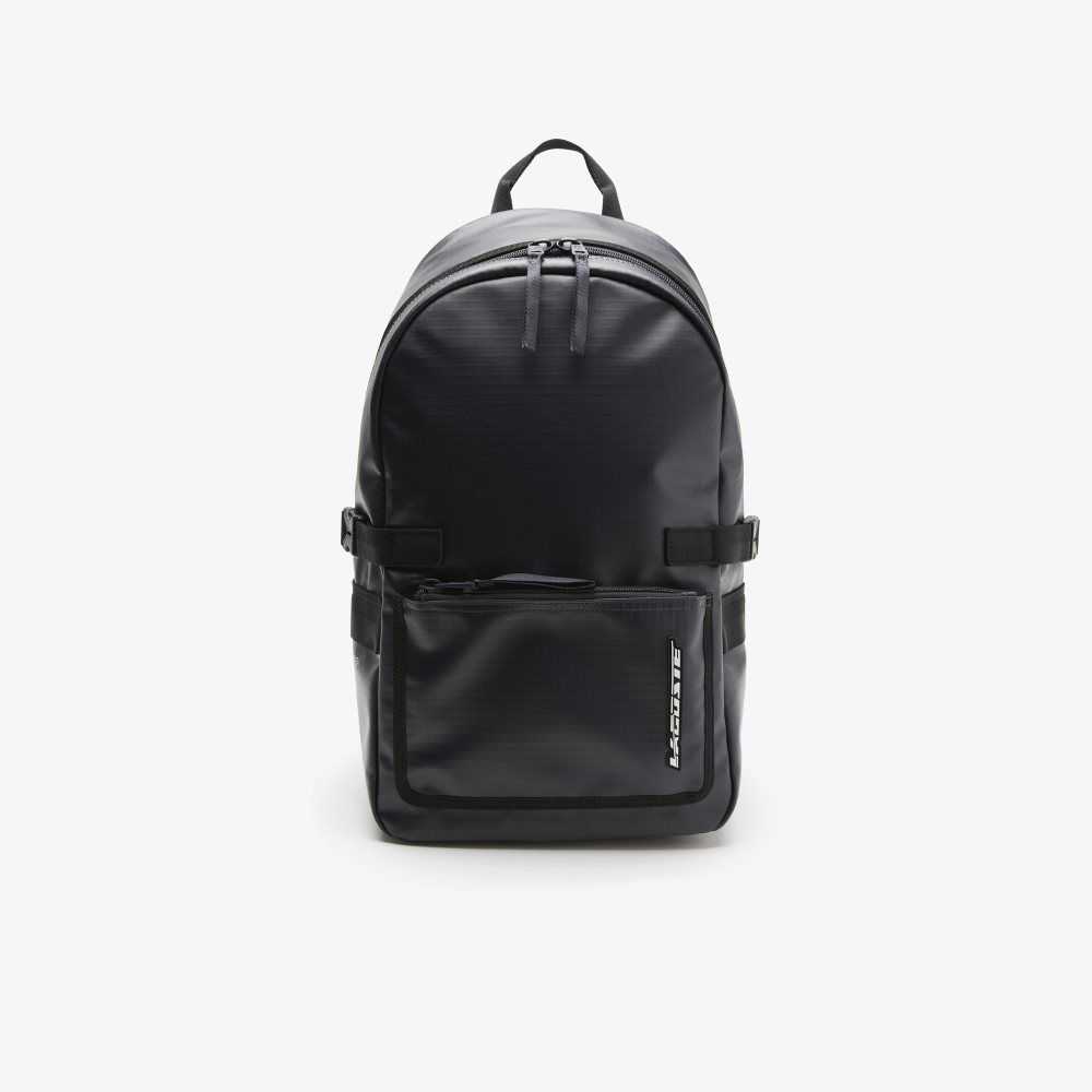 Lacoste Contrast Branding Backpack Olika Färger | XKFOR-8523