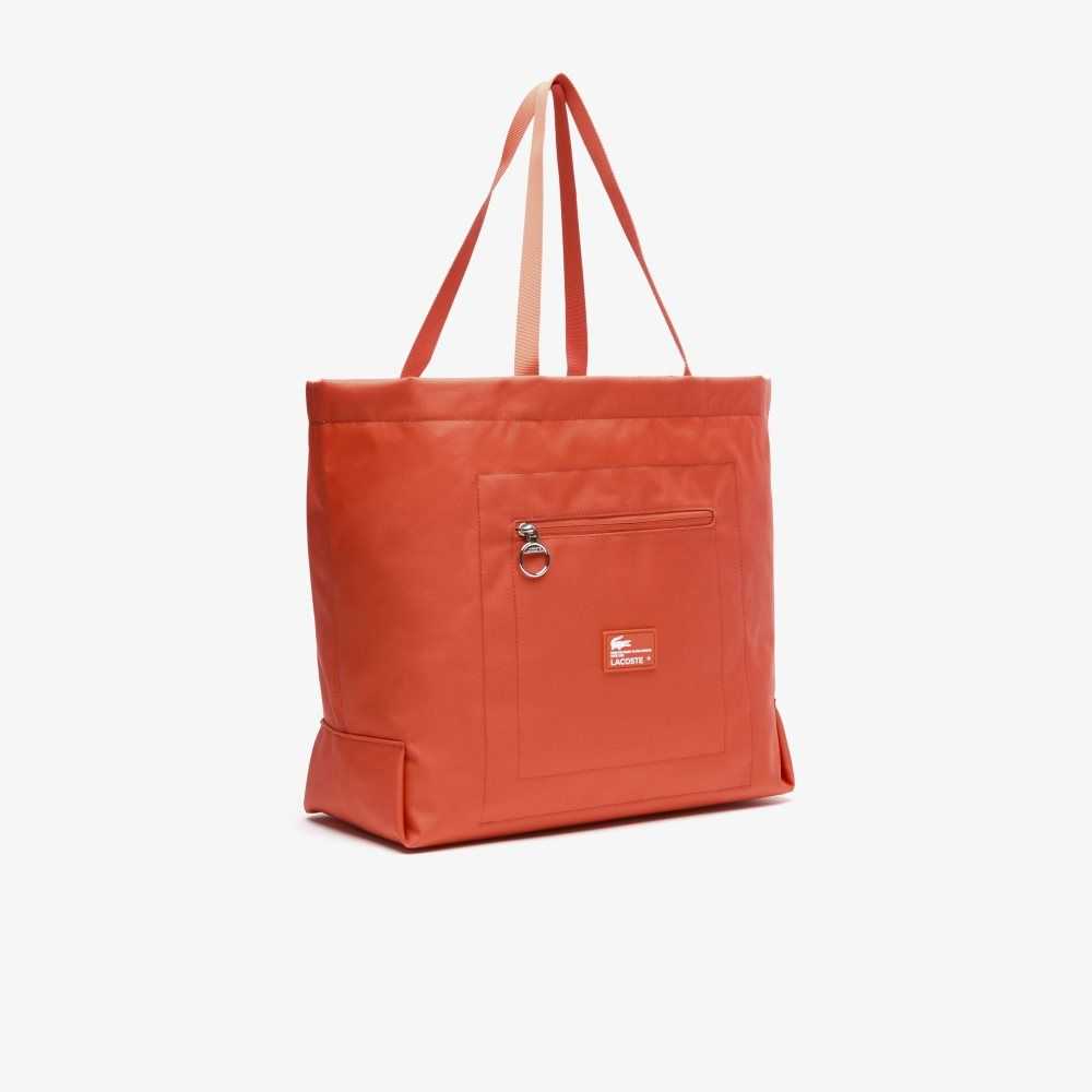 Lacoste Contrast Branding Oversized Tote Olika Färger | MBCLZ-2981