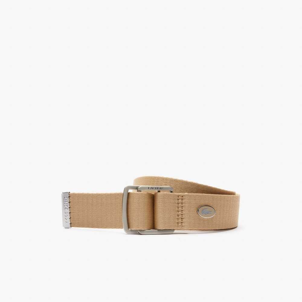 Lacoste Contrast Crocodile Canvas Olika Färger | AXEIT-7813