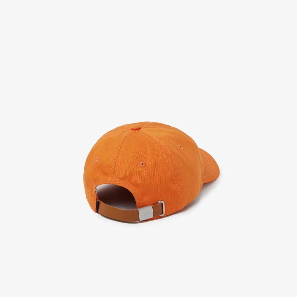 Lacoste Contrast Rem And Oversized Crocodile Bomull Orange | DARHK-8360