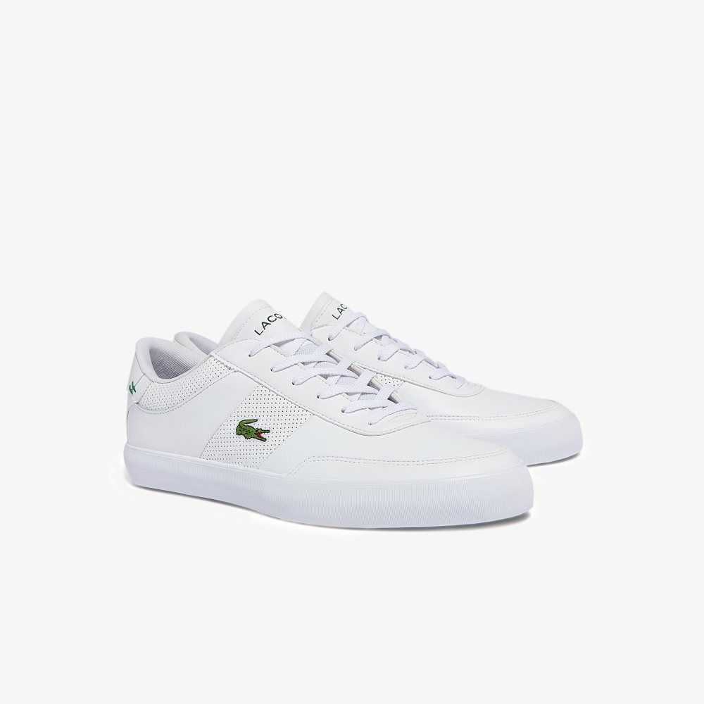 Lacoste Court-Master Läder Vita Vita | FUTZA-4315