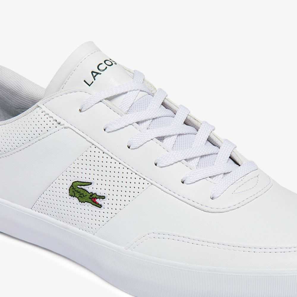 Lacoste Court-Master Läder Vita Vita | FUTZA-4315