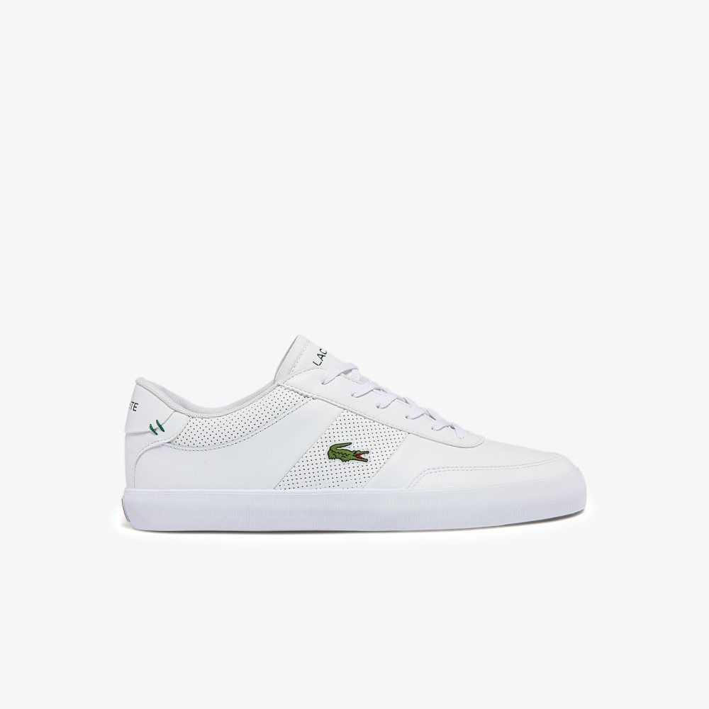 Lacoste Court-Master Läder Vita Vita | FUTZA-4315