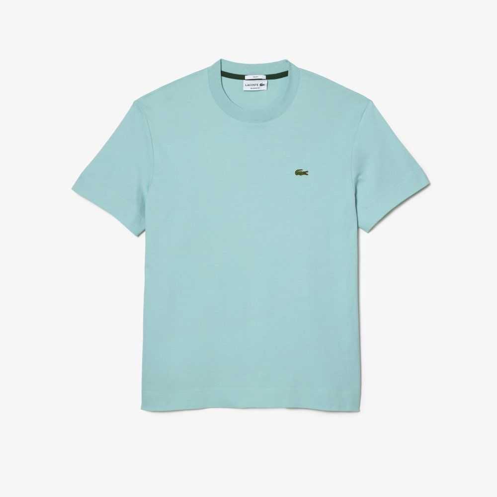 Lacoste Crew Neck Organic Bomull Mintgröna | HIAKT-2731