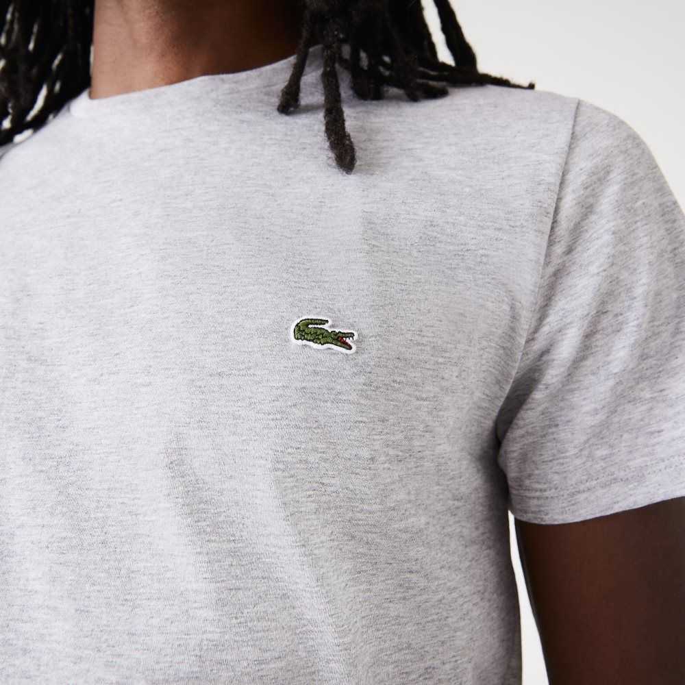 Lacoste Crew Neck Pima Bomull Jersey Grå | VWGHI-0972