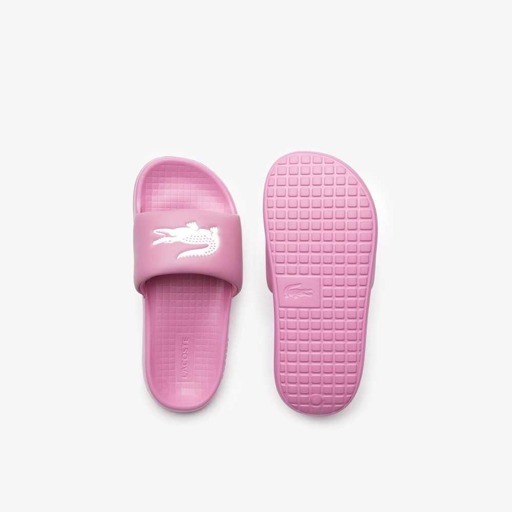 Lacoste Croco 1.0 Rosa Vita | YNFAH-1983