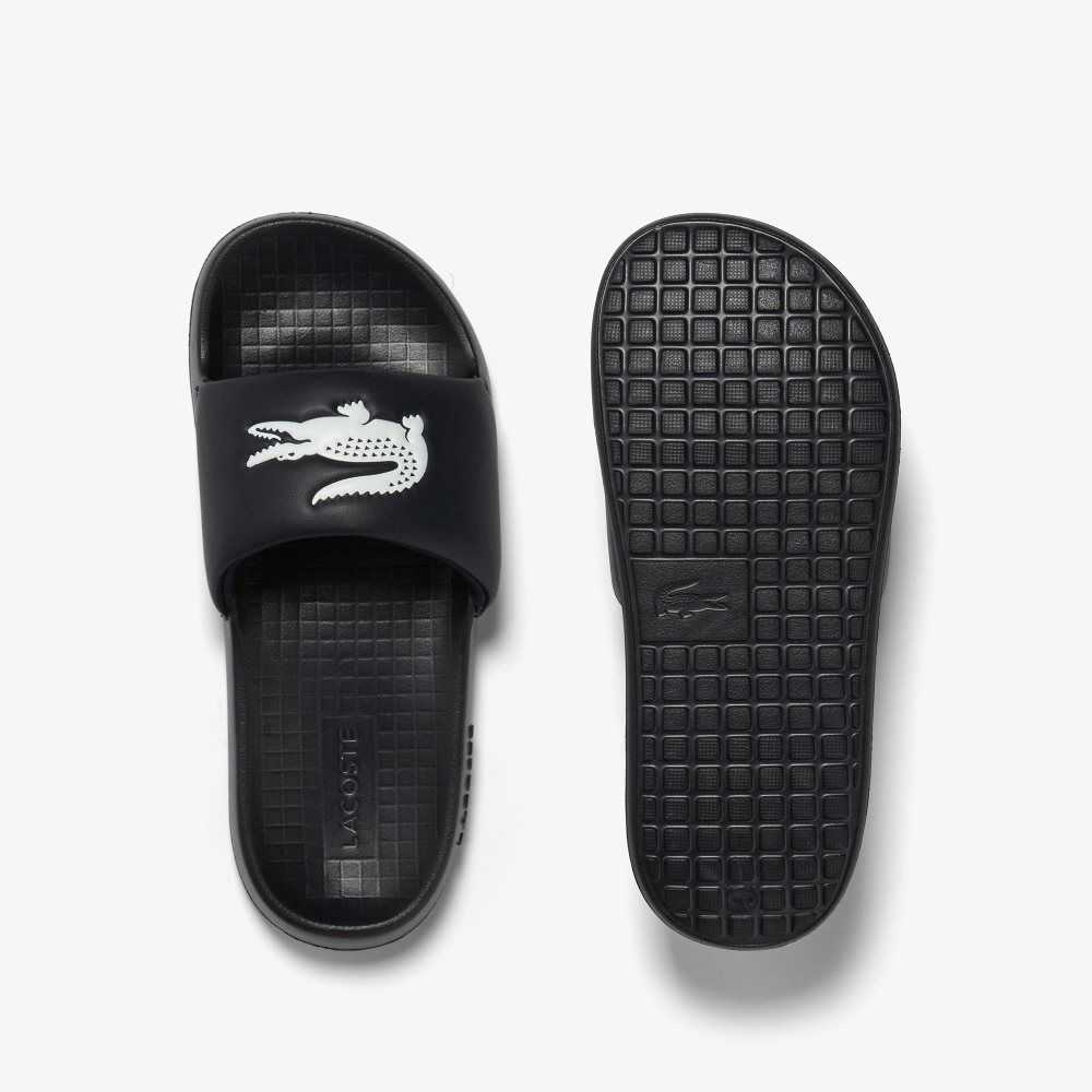 Lacoste Croco 1.0 Svarta Vita | SKNXY-6320