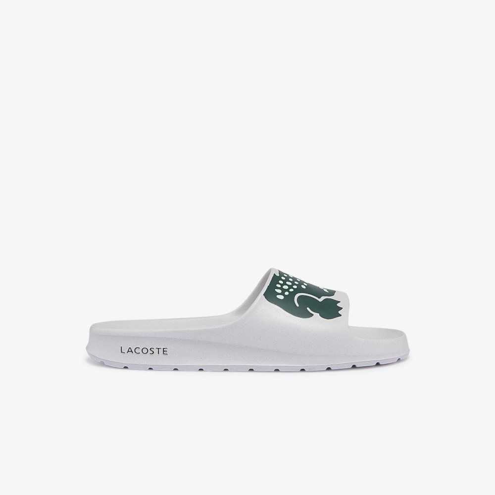 Lacoste Croco 2.0 Vita Mörkgröna | VQDCO-5247