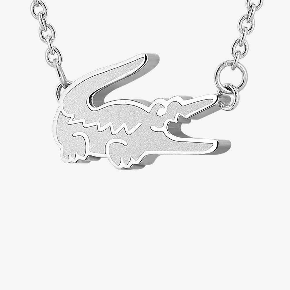 Lacoste Crocodile Bracelet Silver | GHVME-6721