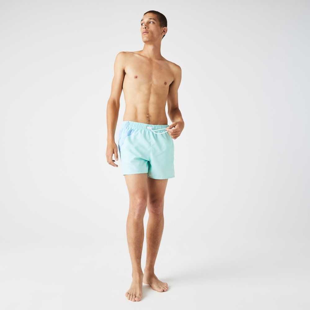 Lacoste Crocodile Built-In Mesh Boxer Turkos | JVTZI-1847