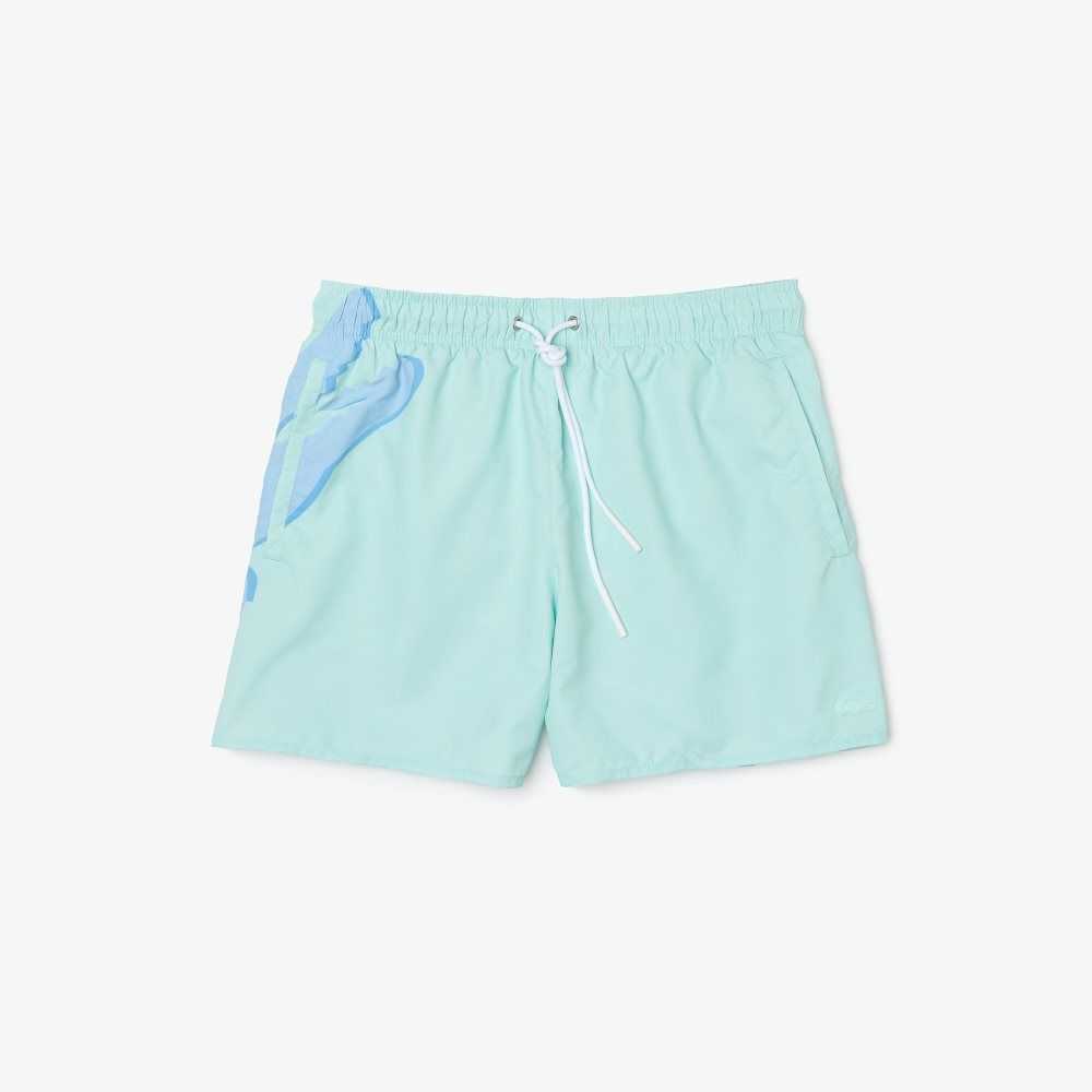 Lacoste Crocodile Built-In Mesh Boxer Turkos | JVTZI-1847