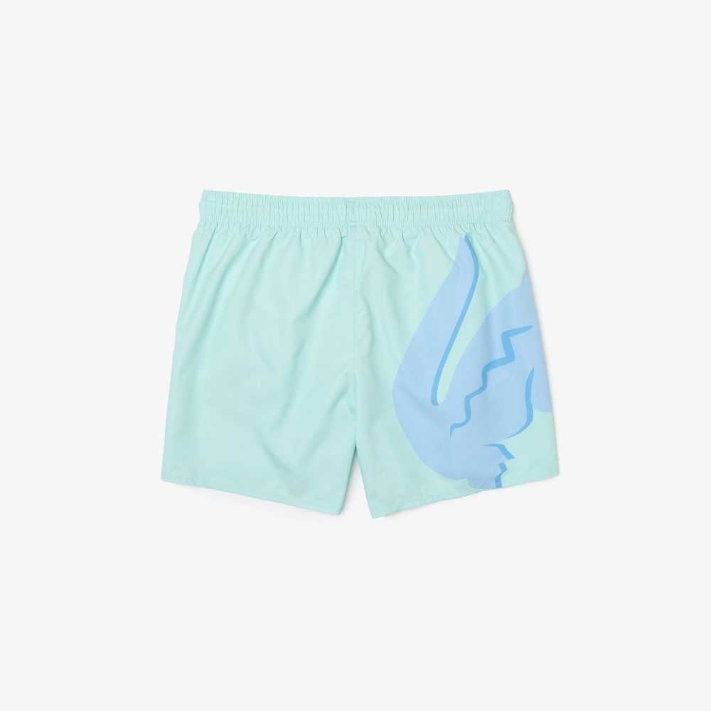 Lacoste Crocodile Built-In Mesh Boxer Turkos | JVTZI-1847